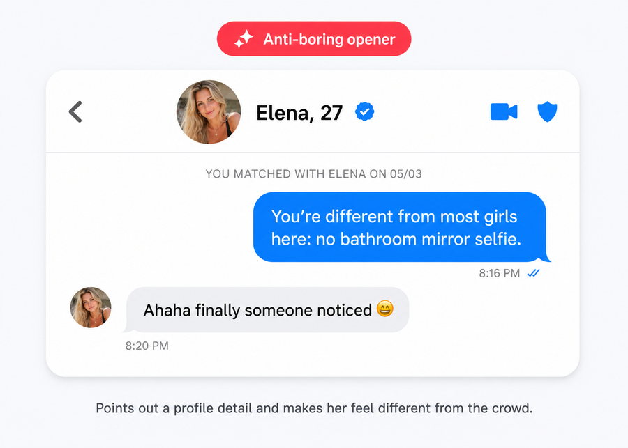 Anti-boring opener example
